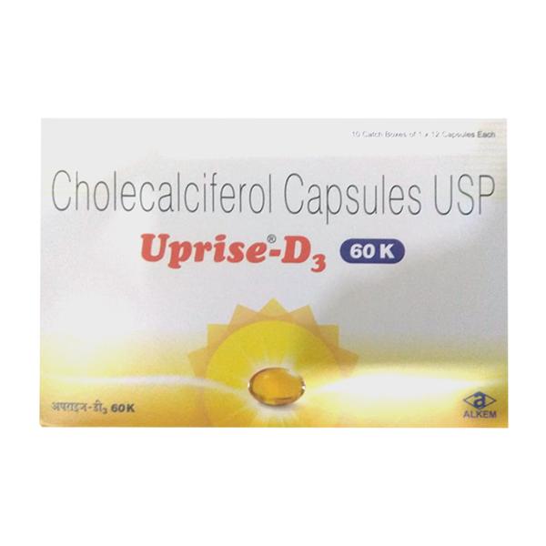 Uprise-D3 60K Capsule 12's